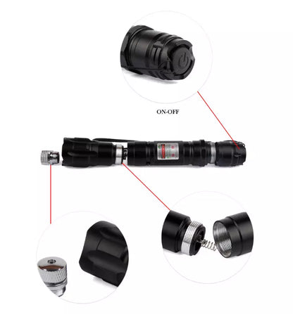 Oplaadbare Laserpointer Zaklamp Lange Bereik