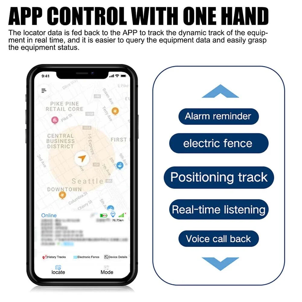 GPS Tracker Magnetisch Mini Volgsysteem Voertuigen