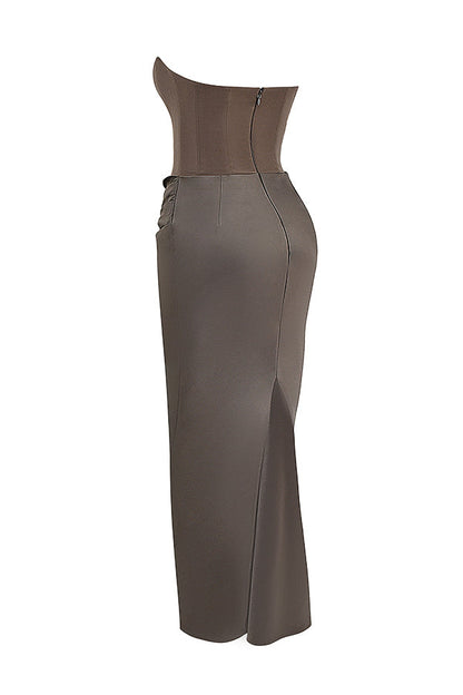 Korsetjurk dames – Elegante strapless jurk voor bruiloft en feestgelegenheden