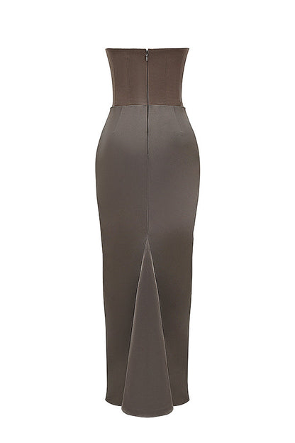 Korsetjurk dames – Elegante strapless jurk voor bruiloft en feestgelegenheden