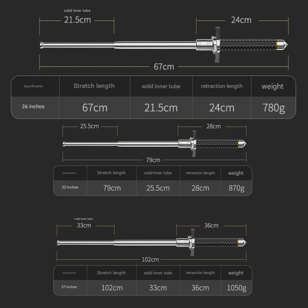 Wandelstok Verstelbaar Hiking Stick