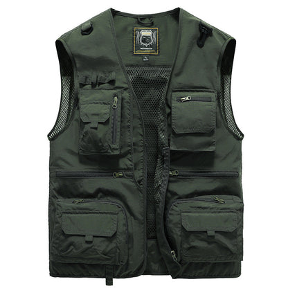 Zomervest met Meerdere Zakjes – Lichtgewicht Casual Vest voor Dames