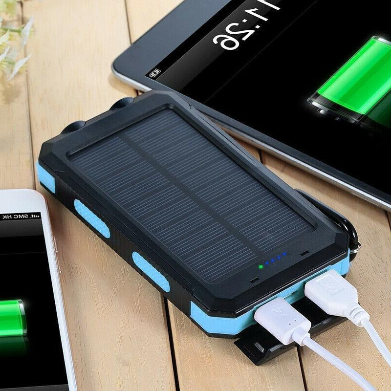 Zonne-energie Powerbank Waterdichte Lader 10000mAh