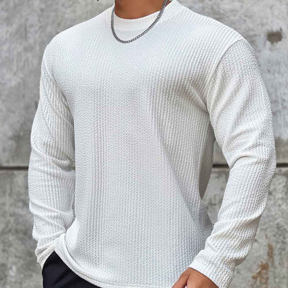 Comfortabele Pullover Heren – Warme Trui van Katoen met Moderne Pasvorm
