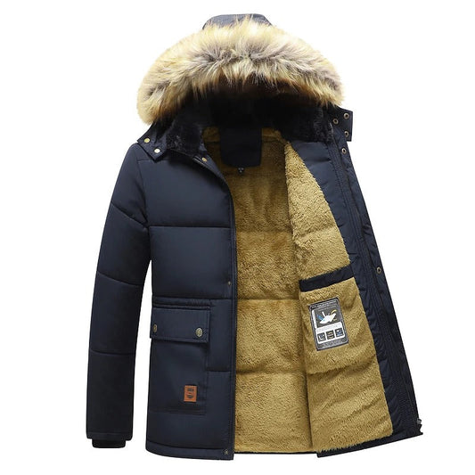 Winterjas Heren – Warme en stijlvolle winterjas met capuchon en pockets