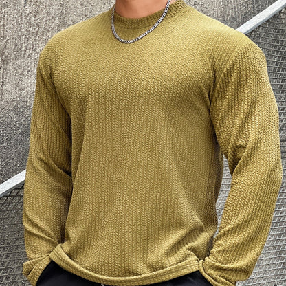 Comfortabele Pullover Heren – Warme Trui van Katoen met Moderne Pasvorm