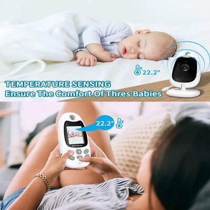 Kabelloses Babyphone mit Video, Audio, Nachtsicht und Zwei-Wege-Kommunikation